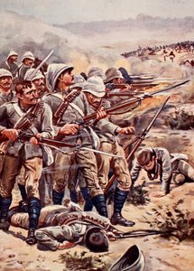 アブクルの広場。アーチボルドフォーブス、ジョージアヘンティ、アーサーグリフィス少佐による「19世紀の戦い」のイラスト
